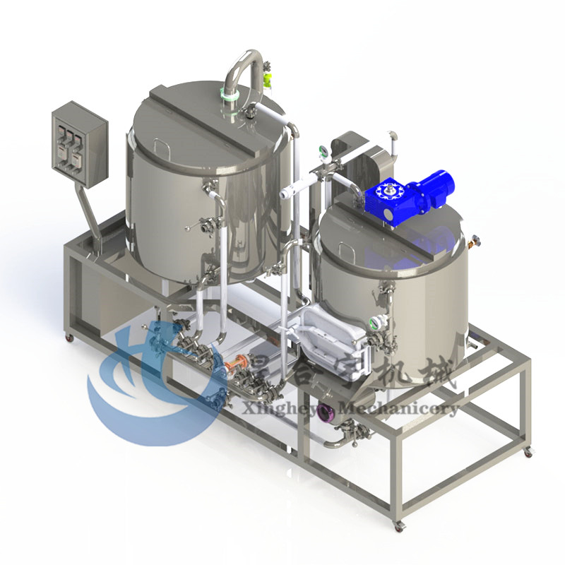 2-vessel steam heating home brew saccharification equipment